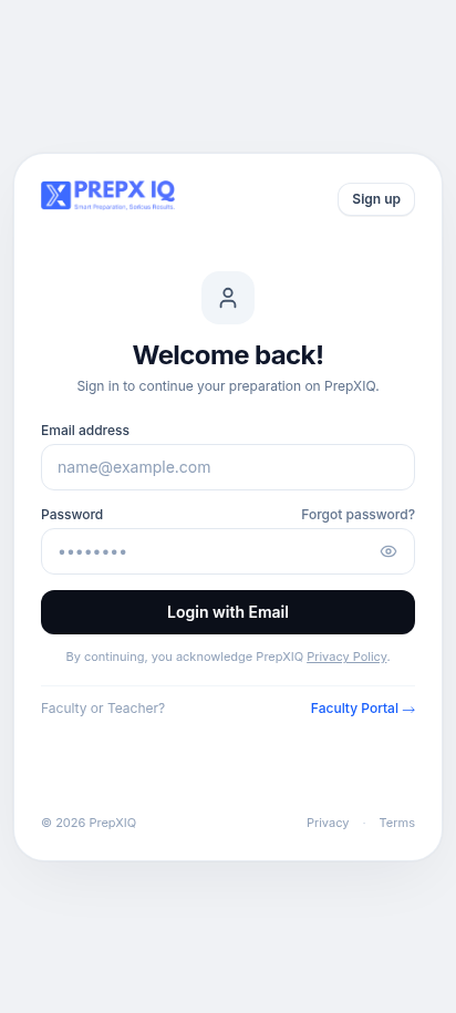 Unified Auth Card